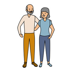 grandfather and grandmother