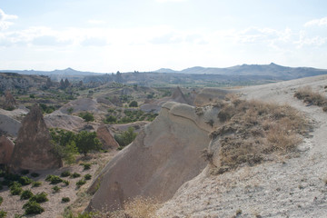 rock formations in cappadocia turkey