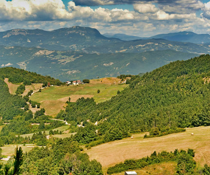 berceto and place near the little village in emilia romagna