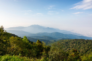 Viewpoint Doi Inthanon at Chiang Mai,Thailand