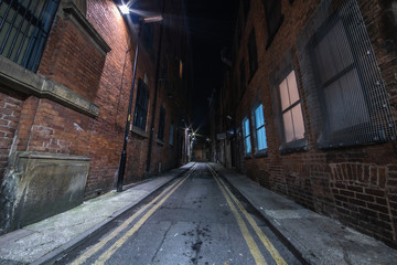Fototapeta na wymiar City Streets by Night