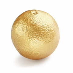 Golden fruits concept