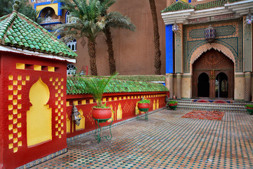 piękny dom w Maroko - obrazy, fototapety, plakaty