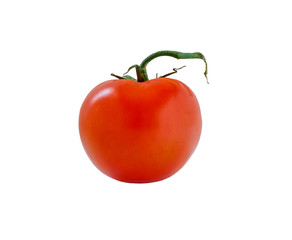  fresh organic tomato isolated on white