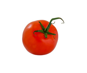  fresh organic tomato isolated on white