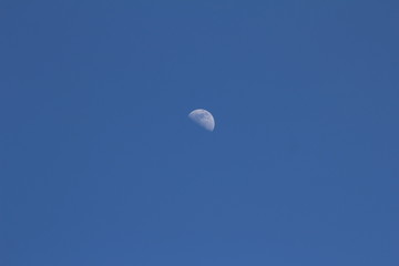 The moon is a clear day.The moon is a clear day.