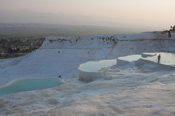 pools and terraces pamukkale turkey