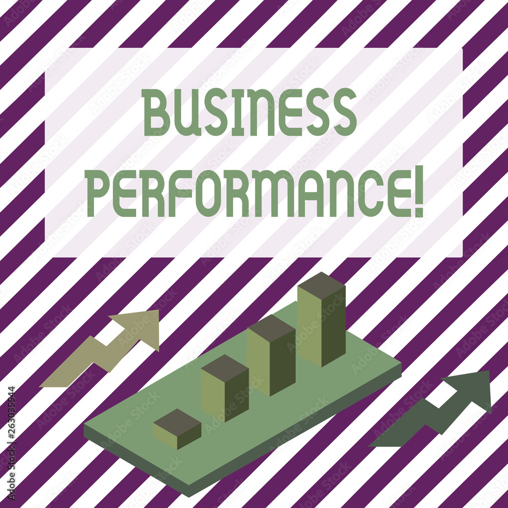 Poster handwriting text writing business perforanalysisce. conceptual photo determining how the business ca