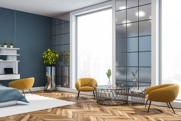 Luxury living room corner with armchairs