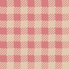 Vector seamless texture with vichy cage ornament. Pink cages