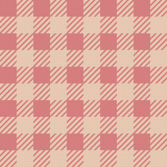 Vector seamless texture with vichy cage ornament. Pink cages