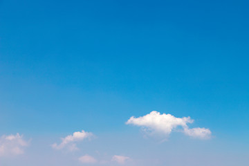 Blue sky with clouds background
