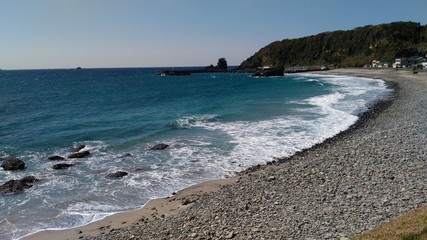 下田の海水浴場