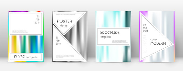 Flyer layout. Stylish imaginative template for Bro