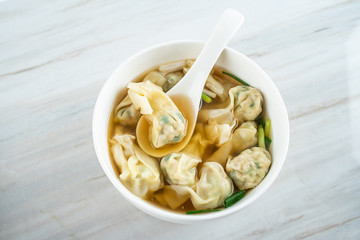 Chinese traditional pasta wonton