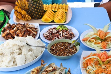 Philippines lunch food