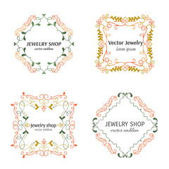 Handdrawn decorative frames isolated on white background