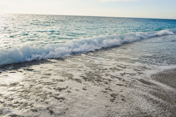 Kathisma Beach, Lefkada Island, Greece. Kathisma Beach is one of the best beaches in Lefkada Island in Ionian Sea