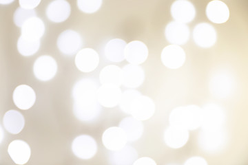 Blurred festive lights as background. Bokeh effect