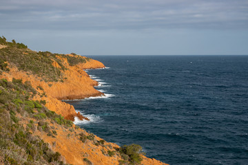 Mediterranean Coastline at Massif de l'Esterel