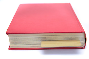 Book isolated on white background.
