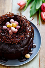 Easter chocolate cake