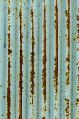 Rusted galvanized iron plate