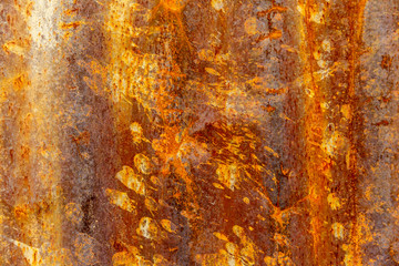 close up rusty old zinc texture background