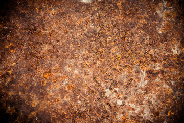 rust metal surface making an abstract texture
