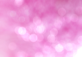 Pastel pink abstract blur bokeh lights. defocused background.
