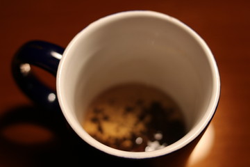 The mug on the table