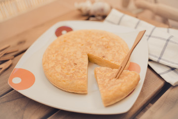 Tortilla de patatas, spanish omelet