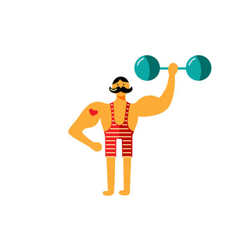 Strong Man Circus Photos Royalty Free Images Graphics Vectors Videos Adobe Stock
