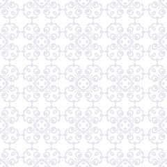 Vector modern tiles pattern. Abstract art deco seamless monochrome background