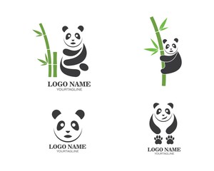 panda ilustration logo vector icon © sangidan