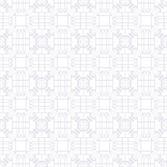 Vector modern tiles pattern. Abstract art deco seamless monochrome background