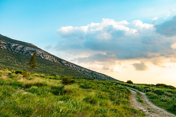 landscape in the mountains