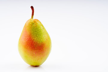 pear on white backgeound