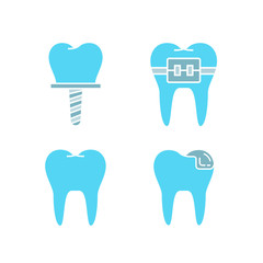 dental icons set