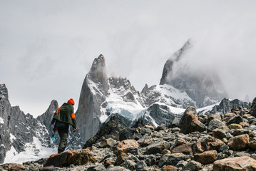 Fitz Roy in Los Glaciares in the Fitz Roy Region of Patagonia in Southern Argentina