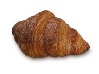 Croissant isolated on white background 