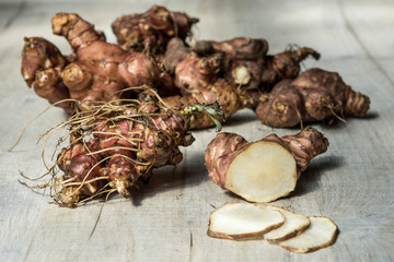 tubercules de topinambours