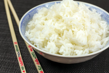 bol de riz blanc 