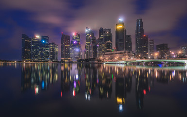Fototapeta na wymiar Singapore bay