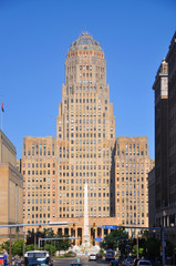 Fototapeta na wymiar Buffalo City Hall, Art Deco Style building in downtown Buffalo, New York State, USA.