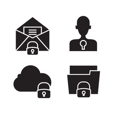 file and data security icons