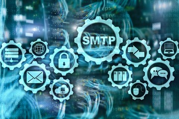 Smtp - server mail transfer protocol. TCP IP protocol sending and receiving e-mail. Simple Mail...