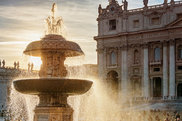 Saint Peter Basilica in Vatican Rome