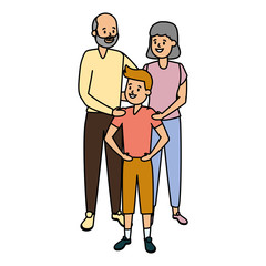 grandparents and grandson