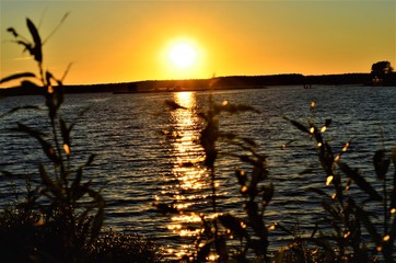 river sunset